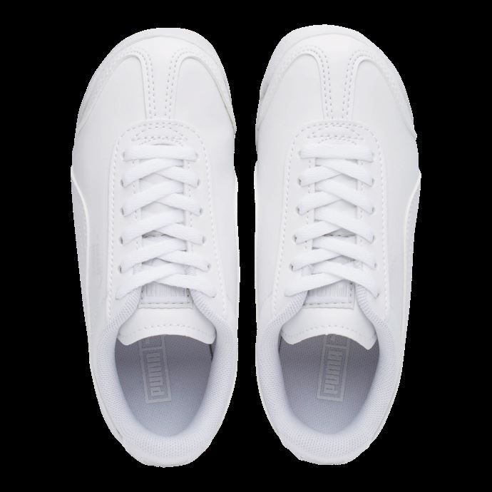 Chaussures Enfant Roma Basic Puma Canada Blanc-gris Violet
