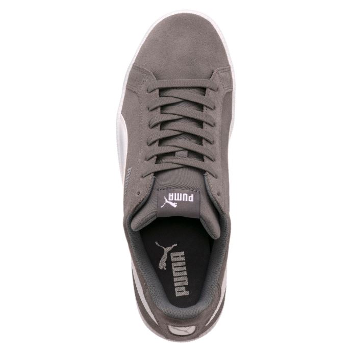 Baskets Puma Canada Smash En Daim Quiet Shade Blanc
