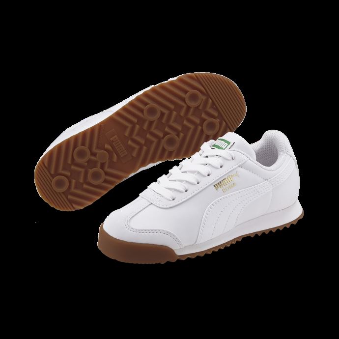 Chaussures Enfant Puma Canada Roma Basic été Blanc-blanc