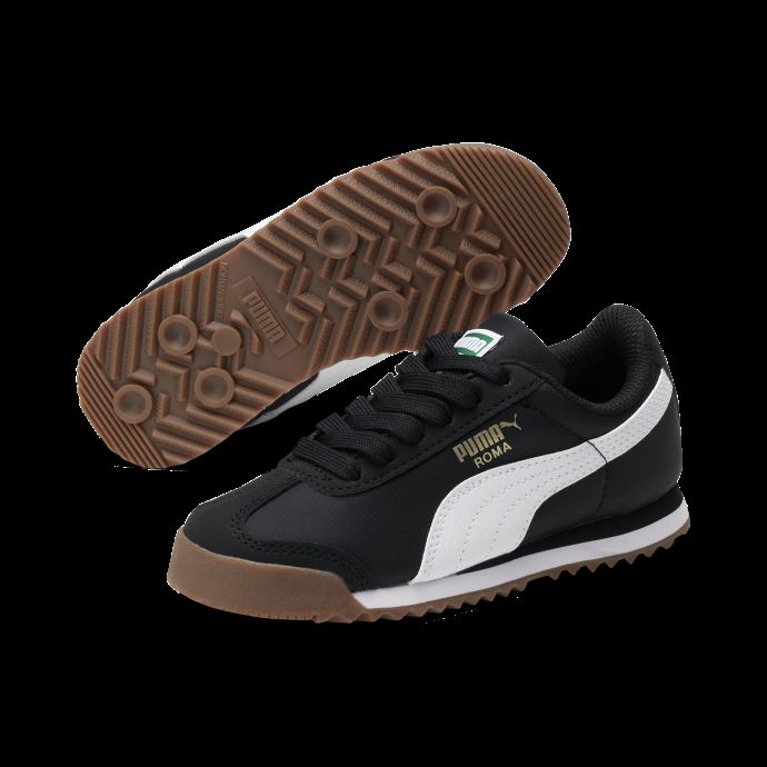 Chaussures D'été Roma Basic Pour Petits Enfants Noir-blanc Puma Canada