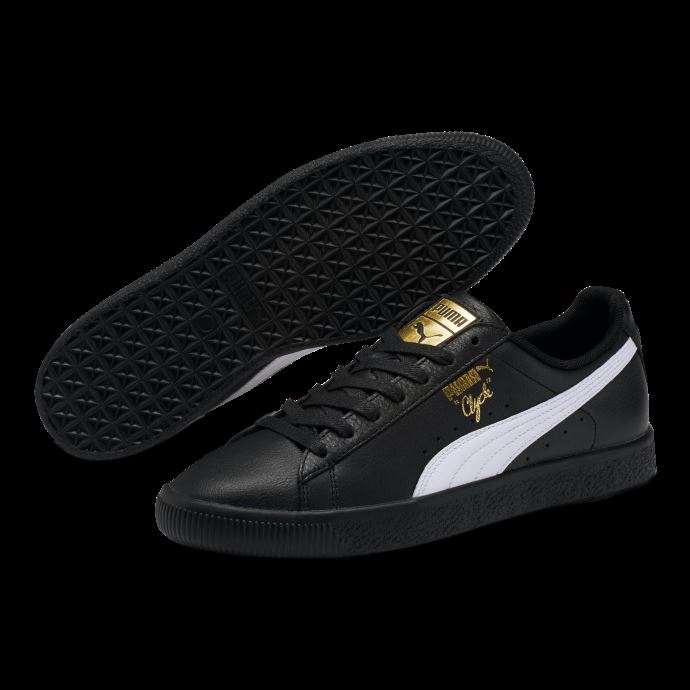 Baskets Clyde Core Foil Pour Hommes Puma Canada Noir-blanc-team Gold