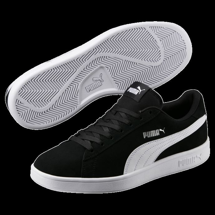 Puma Canada Baskets Smash V2 Noir-blanc-argent