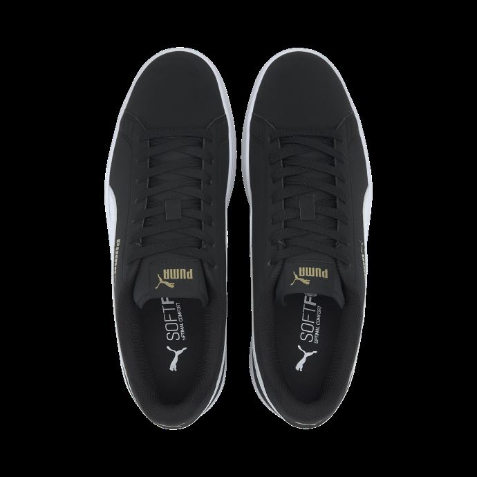 Puma Canada Smash V2 Buck Baskets Noir-blanc-team Or
