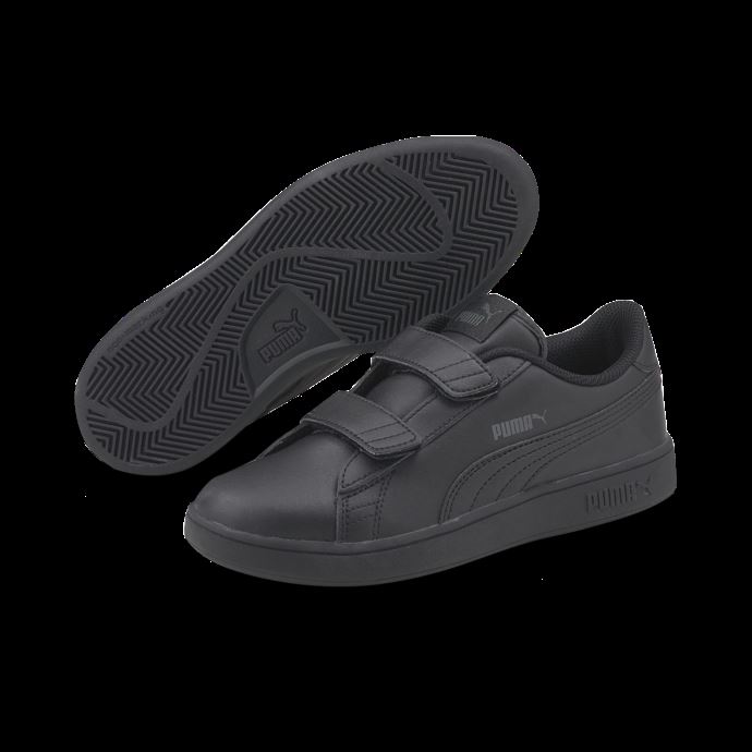 Baskets Enfant Puma Canada Smash V2 Noir-noir