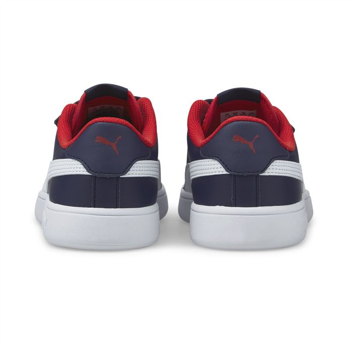 Peacoat-white-high Risk Rouge Smash V2 Baskets Pour Enfants Puma Canada
