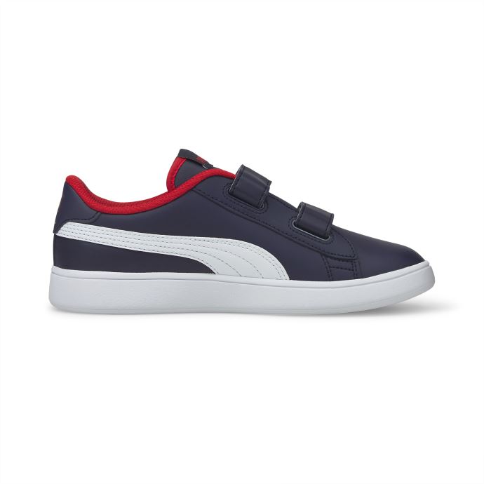 Peacoat-white-high Risk Rouge Smash V2 Baskets Pour Enfants Puma Canada
