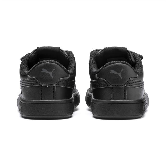 Baskets Enfant Smash V2 Puma Canada Noir-noir
