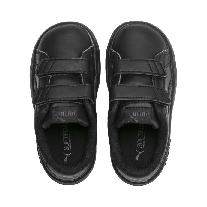 Baskets Enfant Smash V2 Puma Canada Noir-noir

