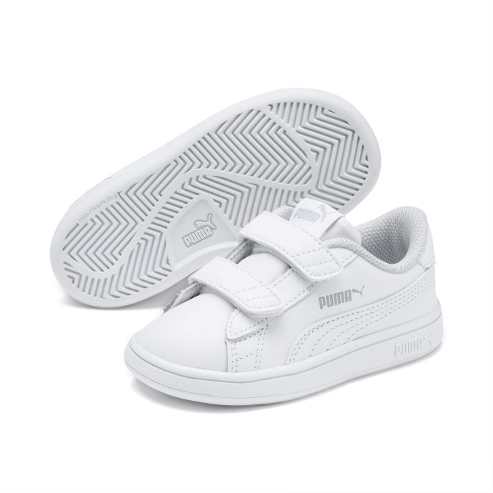 Baskets Enfant Puma Canada Smash V2 Blanc-blanc
