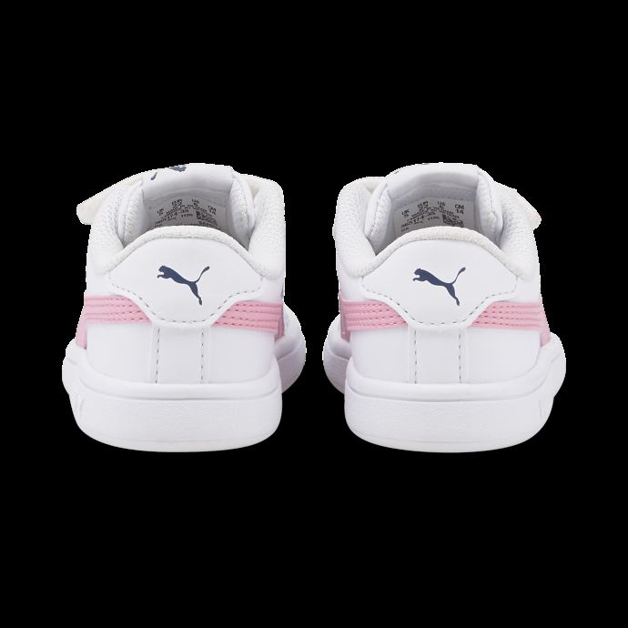 Puma Canada Baskets Enfant Smash V2 Blanc Prisme Rose
