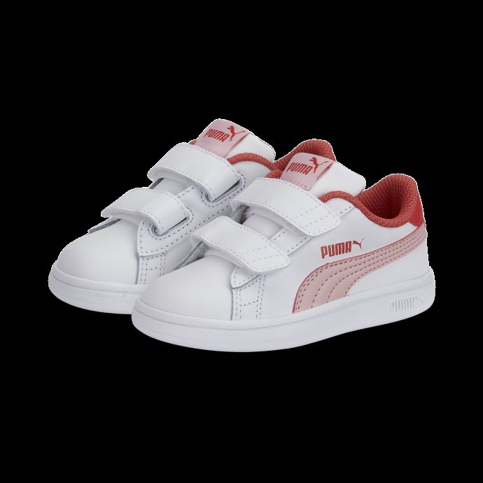 Baskets Enfant Smash V2 Puma Canada Blanc-fleur D'amandier-saumon