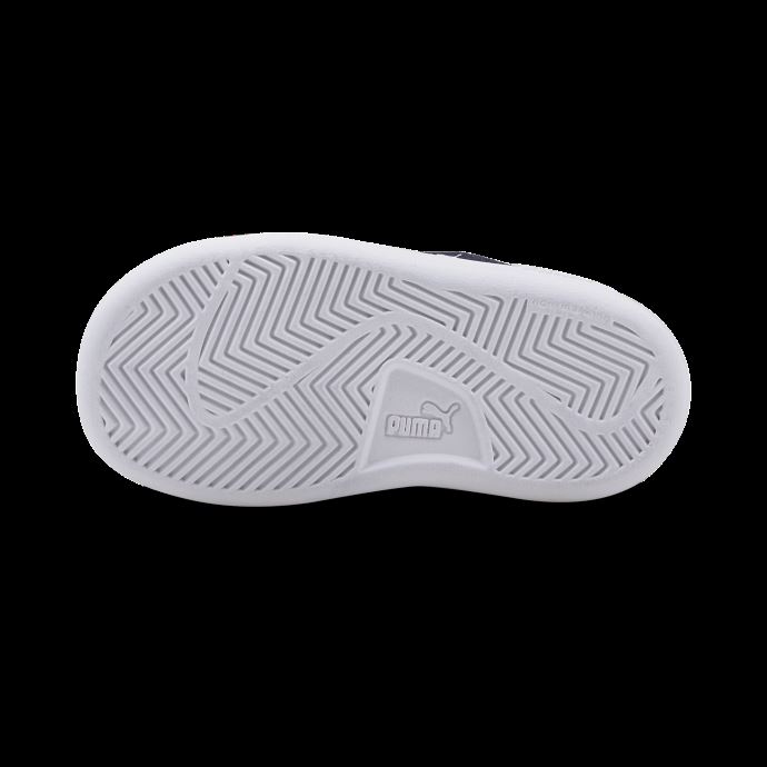 Puma Canada Smash V2 Baskets De Tennis Pour Bébé En Daim Peacoat-white
