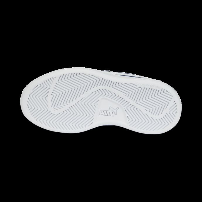 Puma Canada Smash V2 Buck Ac Chaussures Pour Petits Enfants Bleu Flamboyant-blanc-tangerine
