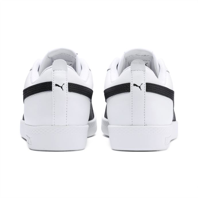 Baskets Puma Canada Smash V2 Cuir Femme Blanc-noir
