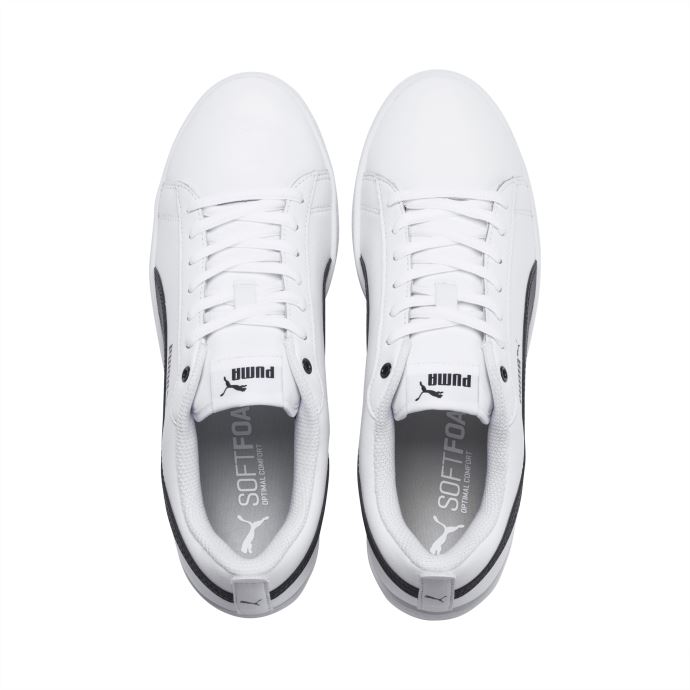 Baskets Puma Canada Smash V2 Cuir Femme Blanc-noir
