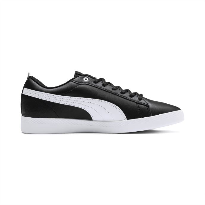 Baskets Smash V2 En Cuir Noir Et Blanc Pour Femmes Puma Canada
