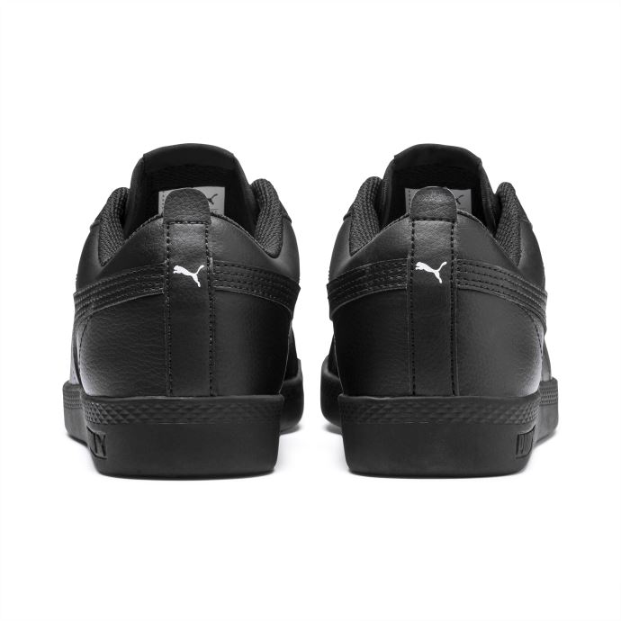 Baskets Smash V2 En Cuir Noir Et Noir Pour Femmes Puma Canada
