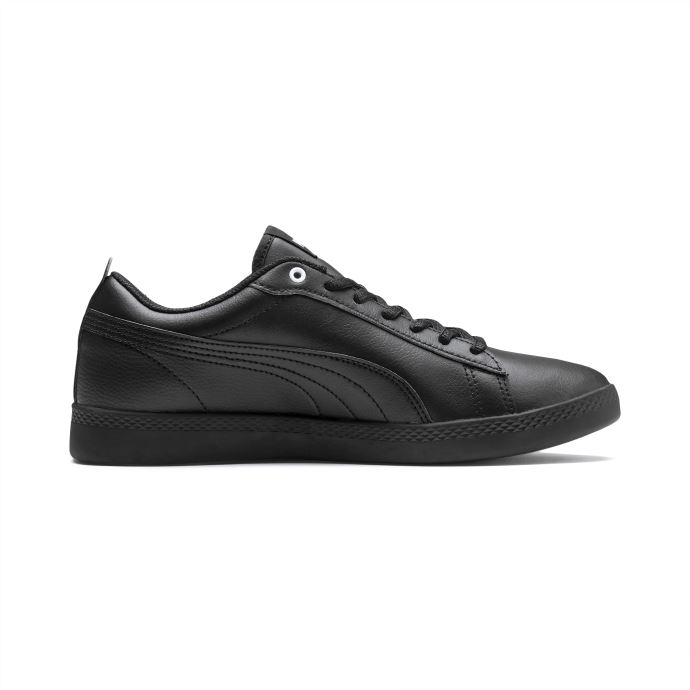 Baskets Smash V2 En Cuir Noir Et Noir Pour Femmes Puma Canada
