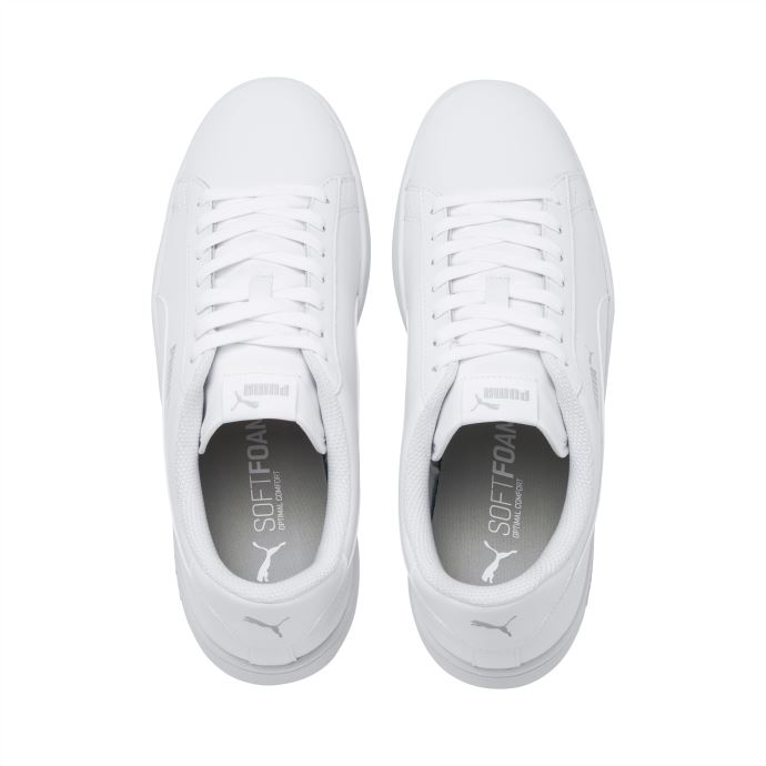 Baskets Smash V2 Blanches Et Blanches Puma Canada
