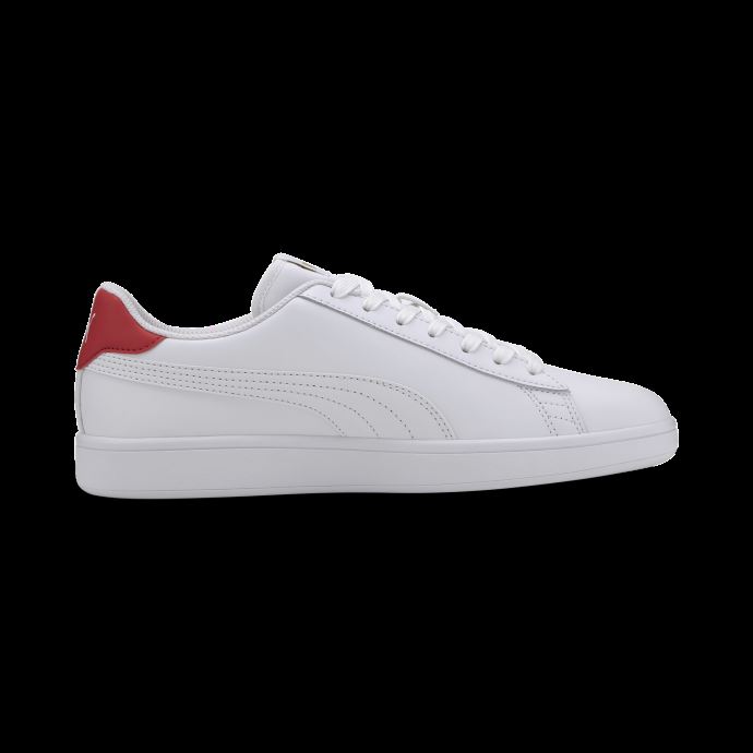 Baskets Smash V2 Blanc-haut Risque Rouge-team Or Puma Canada
