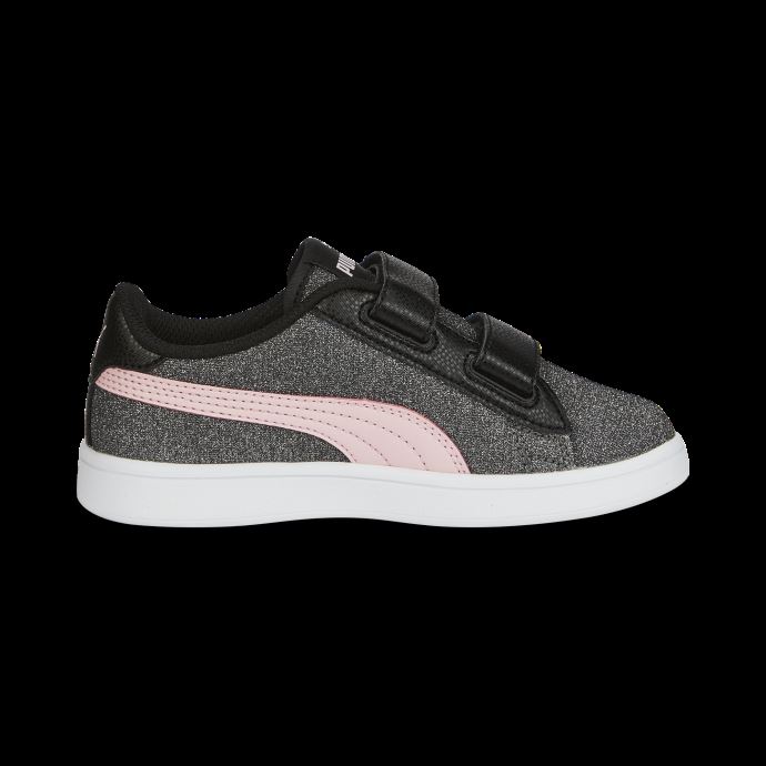 Puma Canada Smash V2 Glitz Glam Baskets Enfant Noir-almond Blossom
