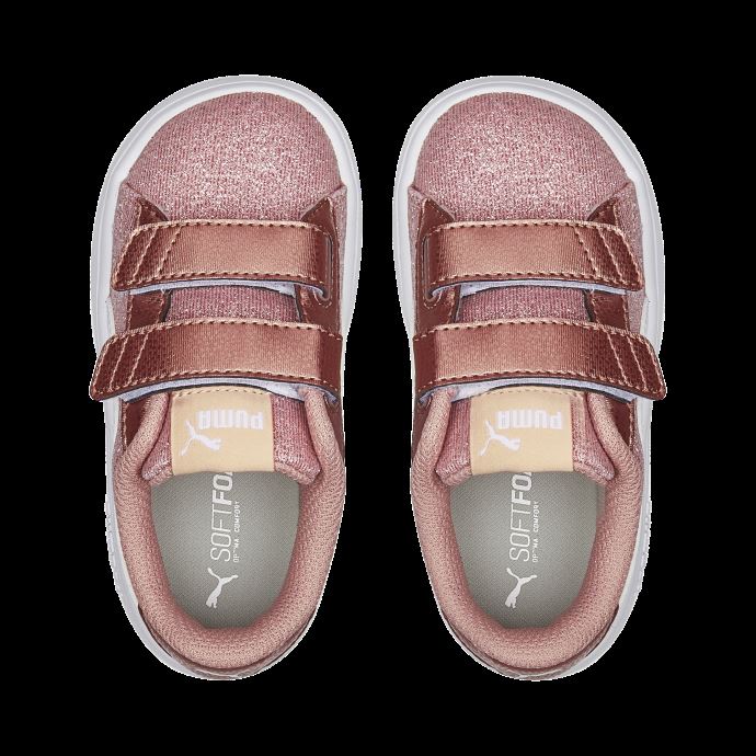 Chaussures Pour Tout-petits Smash V2 Glitz Glam V Or Rose Et Blanc Puma Canada
