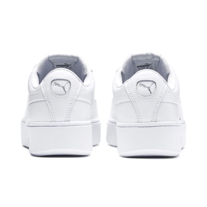 Puma Canada Vikky Stacked Baskets Femme Blanc-blanc
