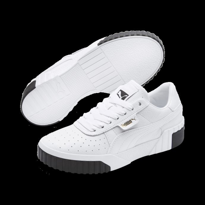 Baskets Cali Pour Femmes Blanc-noir Puma Canada
