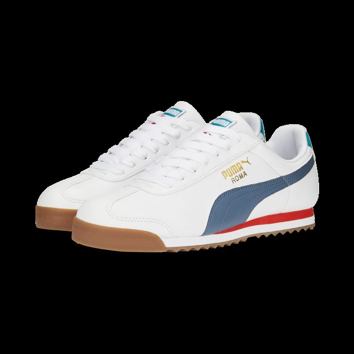 Baskets Roma Basic+ Blanc-soirée Sky-gum Puma Canada
