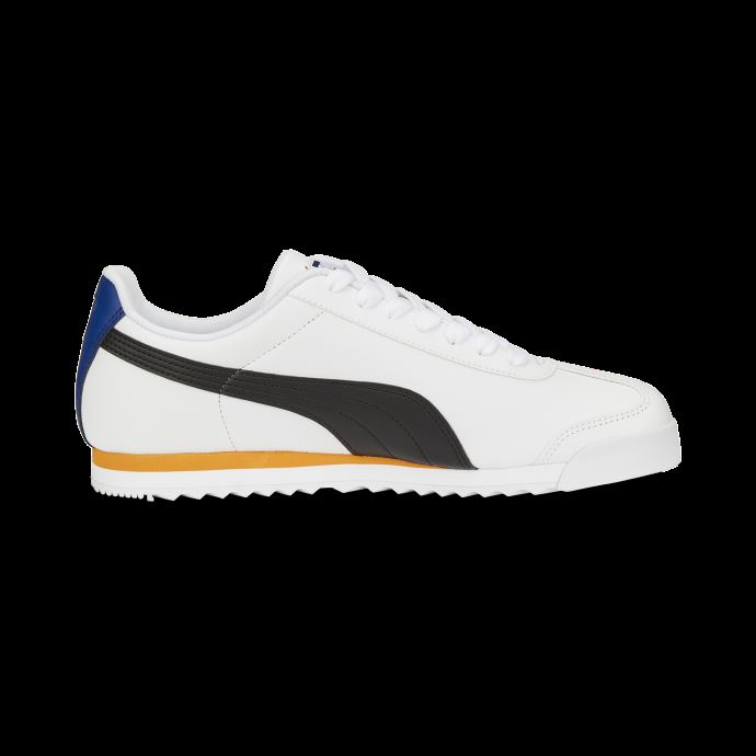 Baskets Roma Basic+ Puma Canada Blanc-noir-orange Brique

