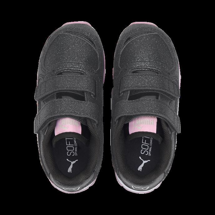 Chaussures Pour Tout-petits Vista Glitz Noir-noir-rose Pâle Puma Canada
