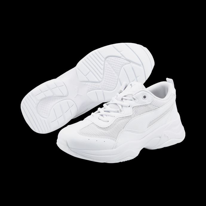 Puma Canada Cilia Baskets Femme Blanc-gris Violet-argent