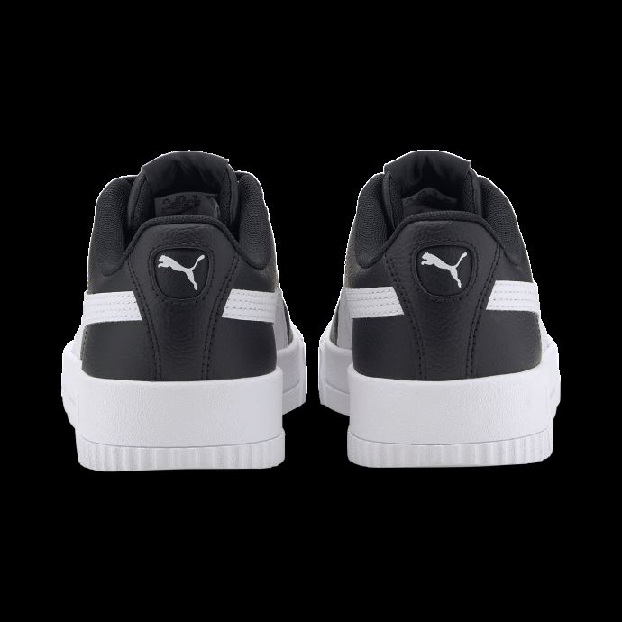 Baskets Puma Canada Carina En Cuir Pour Femme Noir-blanc-blanc
