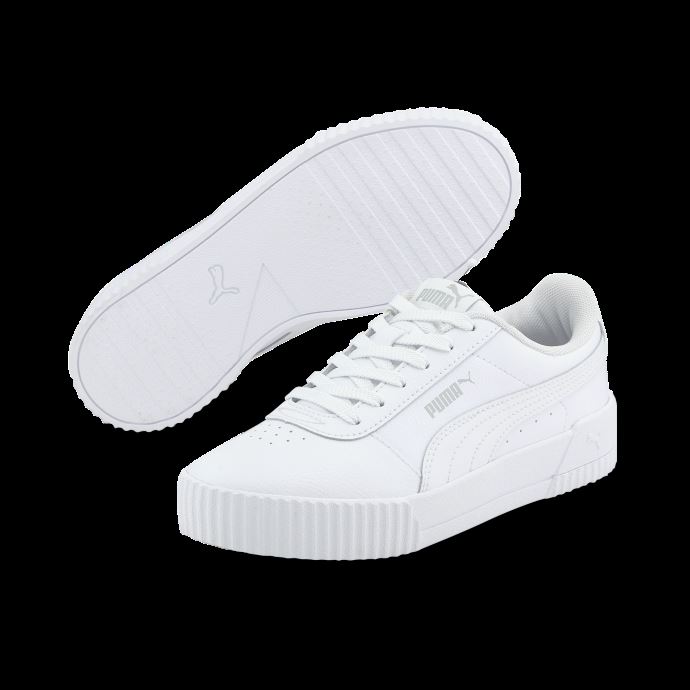 Blanc-blanc-gris Violet Puma Canada Carina L Baskets Jeunesse