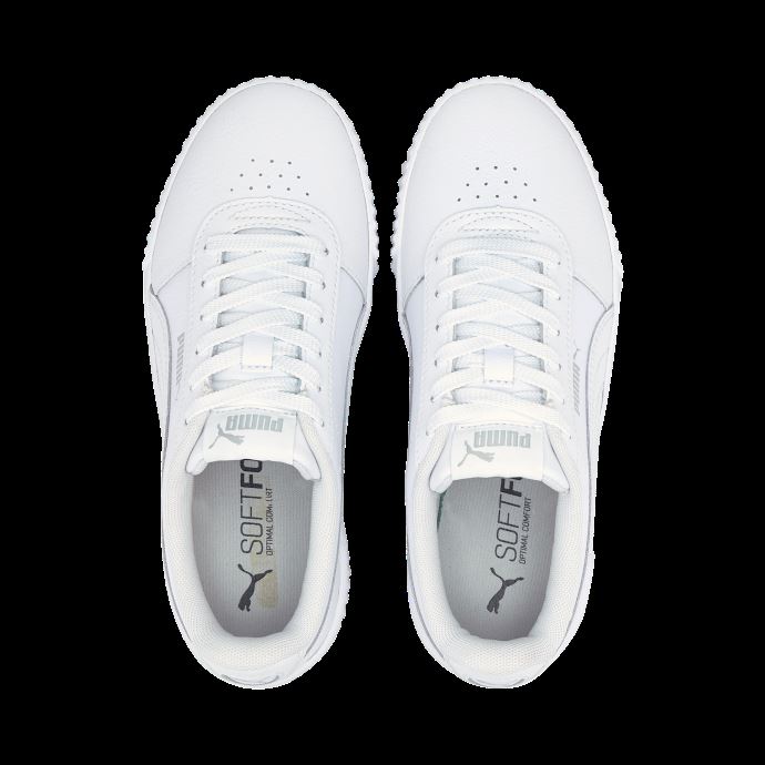 Blanc-blanc-gris Violet Puma Canada Carina L Baskets Jeunesse
