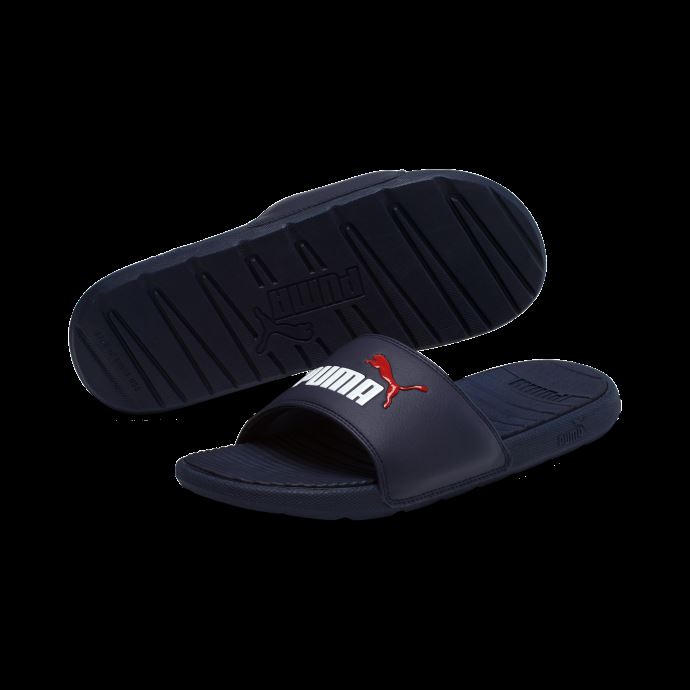 Peacoat-white-high Risk Rouge Puma Canada Cool Cat Men's Slides