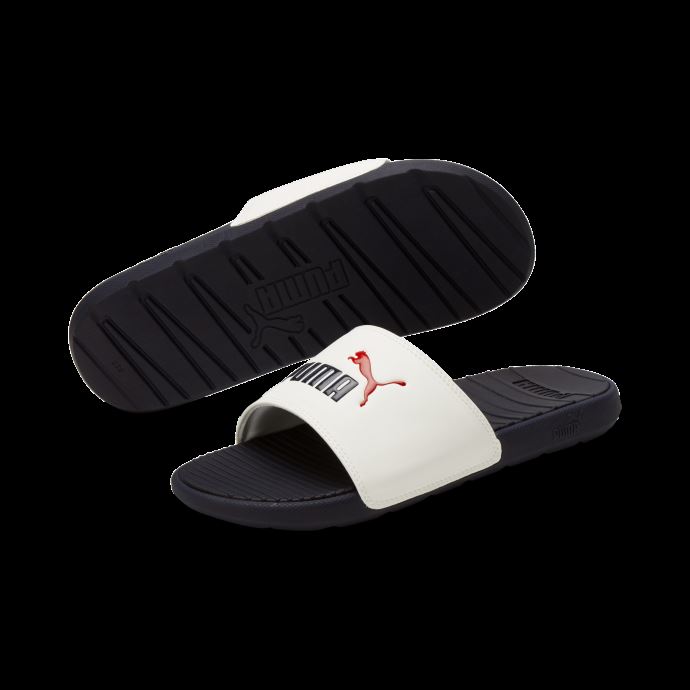 Cool Cat Men's Slides Puma Canada White-high Risk Red-peacoat