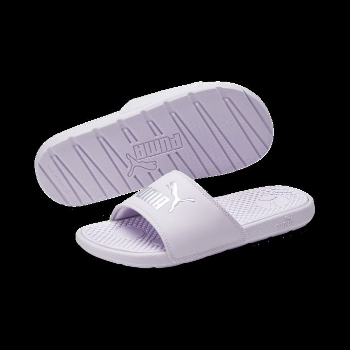 Cool Cat Tongs Pour Enfants Grands Enfants Lavande Brouillard-argent Puma Canada