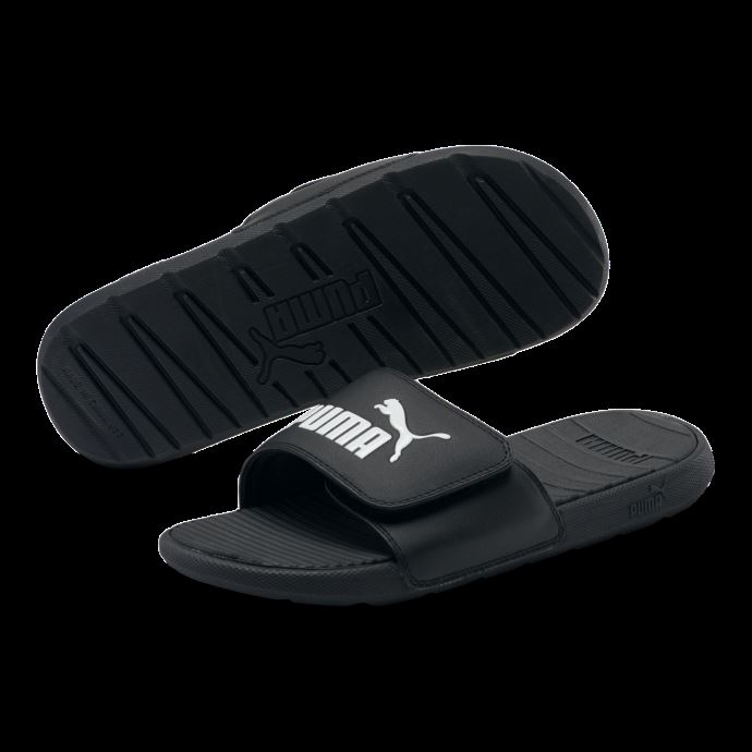 Claquettes Cool Cat V Pour Hommes Noir-blanc Puma Canada