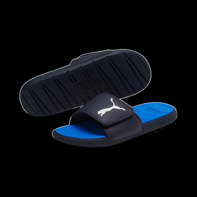 Cool Cat Sport Men's Slides Puma Canada Peacoat-palace Bleu-blanc