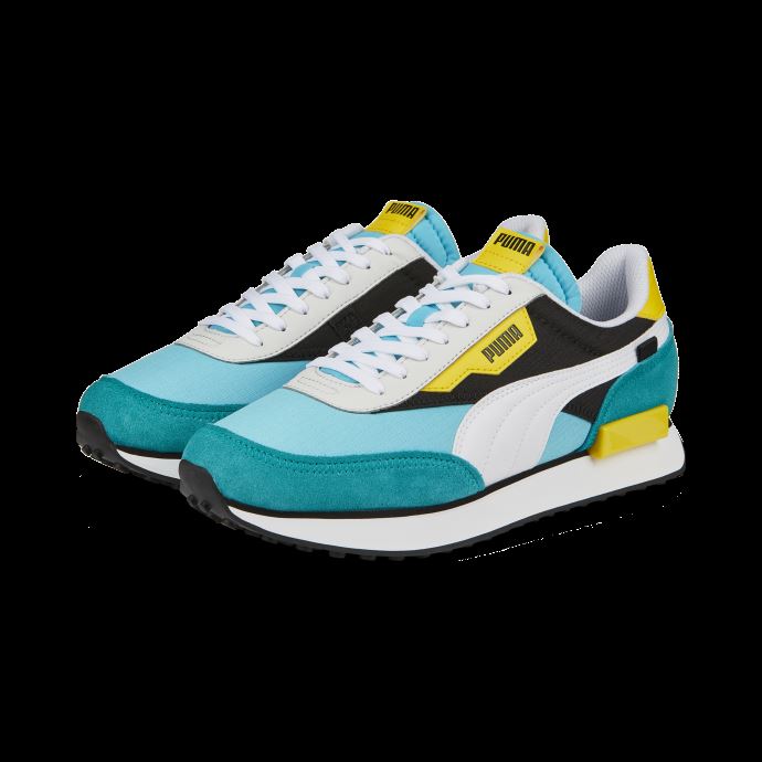 Bleu Atoll-deep Aqua Puma Canada Future Rider Jouer Sur Des Baskets