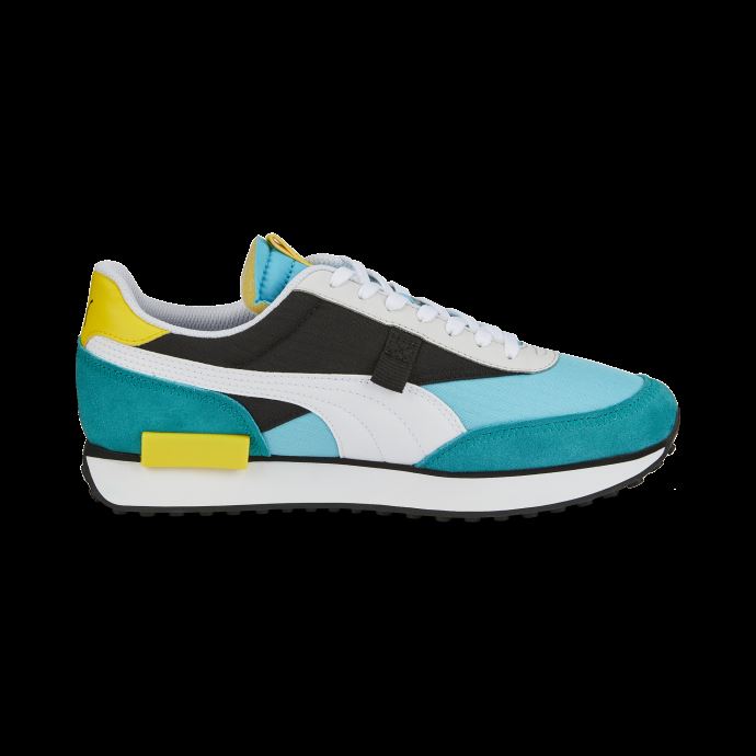 Bleu Atoll-deep Aqua Puma Canada Future Rider Jouer Sur Des Baskets
