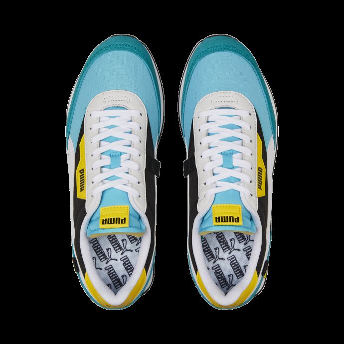 Bleu Atoll-deep Aqua Puma Canada Future Rider Jouer Sur Des Baskets
