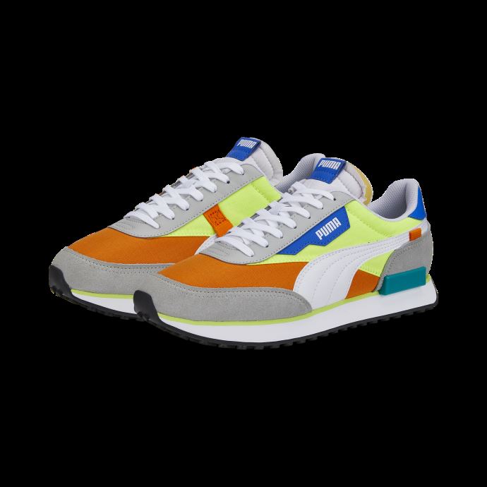 Baskets Future Rider Play On Homme Puma Canada Vibrant Orange-harbor Mist