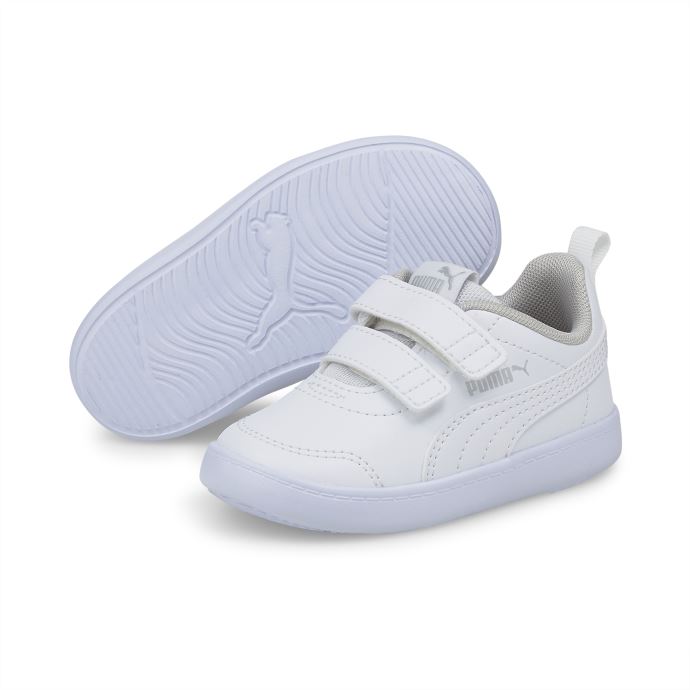 Baskets Bébé Puma Canada Blanc-gris Violet Courtflex V2