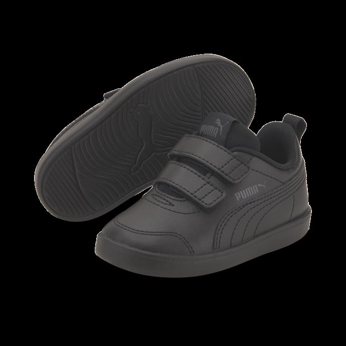 Baskets Puma Canada Courtflex V2 Noir-dark Shadow Pour Bébé