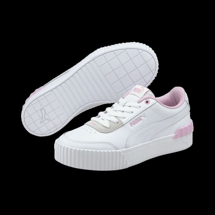 Baskets Lady Puma Canada Carina Lift Femme Blanc-rose
