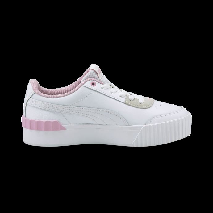 Baskets Lady Puma Canada Carina Lift Femme Blanc-rose
