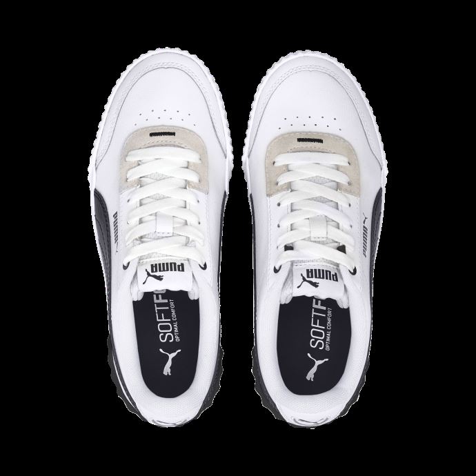 Baskets Puma Canada Carina Lift Femme Blanc-noir-noir
