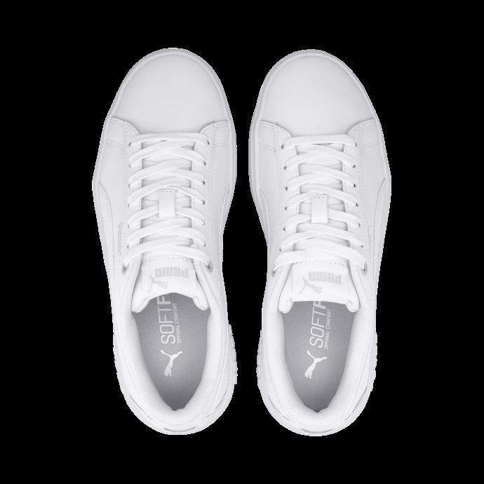 Baskets Smash Platform V2 L Pour Femmes Blanc-blanc Puma Canada
